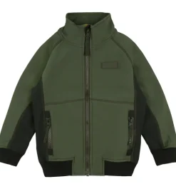 Molo Softshelljakke m. Fleece - Cloudy - Forest Block