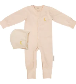 Moonboon Natdragt m. Babyhjelm - Gaveæske - Rose Cloud