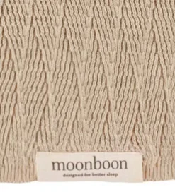 Moonboon Tæppe - Strik - 100x80 cm - Rose Dloud