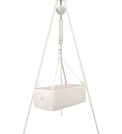 Moonboon Vugge - Classic Bundle - Nature/Hvid