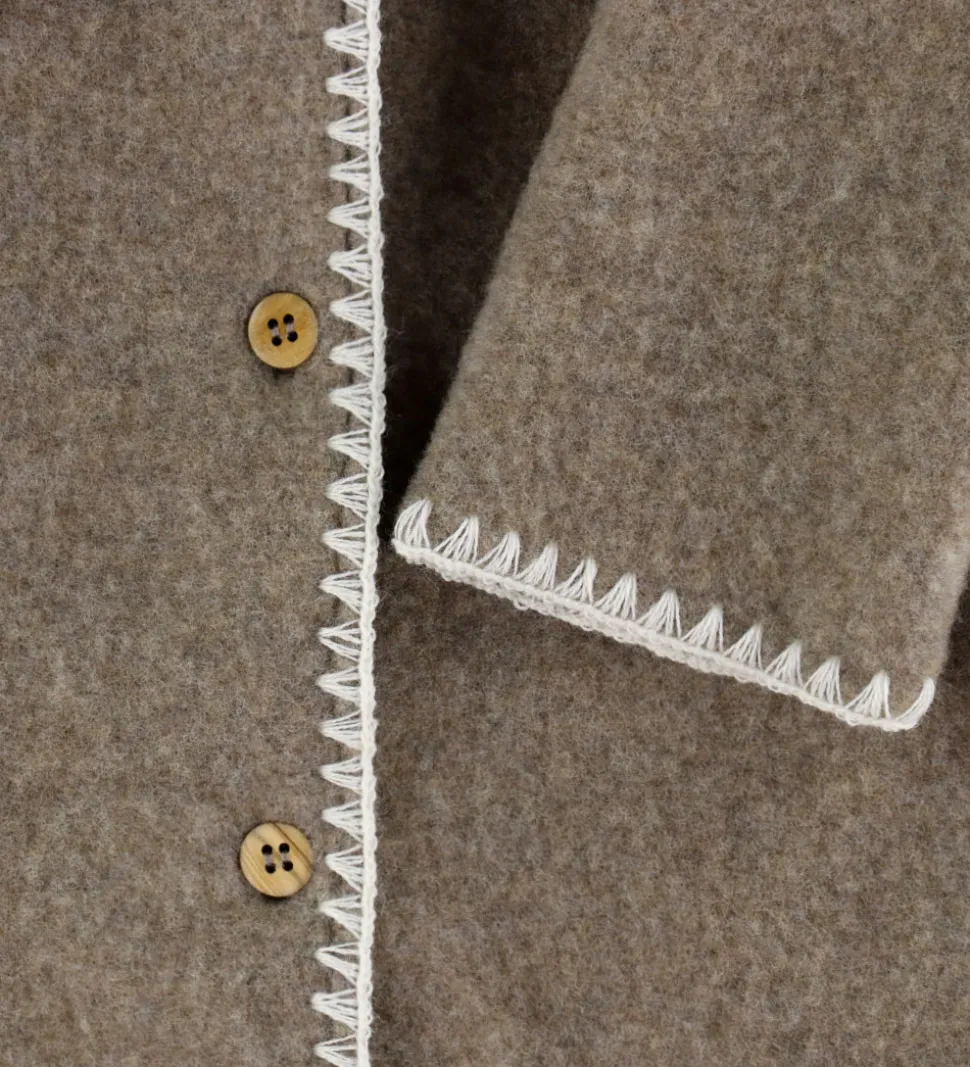 Müsli Køredragt - Uldfleece - Brown Melange