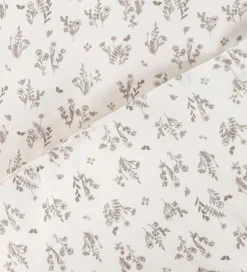 Müsli Sengetøj - Junior - Floral - Balsam Cream/Walnut