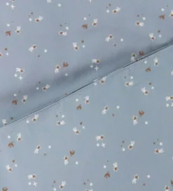 Müsli Sengetøj - Junior - Stars - Jasmin Blue/Balsam Cream/Walnu