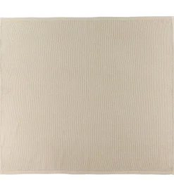 Müsli Tæppe - Strik - 90x90 cm - Oat