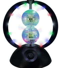 Music Diskokugle - Rotating Double Mirror Balls