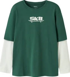 Name it Bluse - NkmVarto - Bistro Green/Skate8