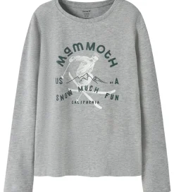 Name it Bluse - NkmVux - Grey Melange/Snow