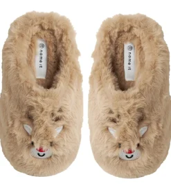 Name It Hjemmesko - NmnReindeer - Oxford Tan/Reindeer