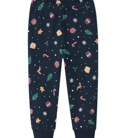 Name It Nattøj - 2-Delt - NmnVismas - Navy Blazer/Xmas AOP Navy