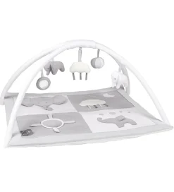 Nattou Aktivitetstæppe Tembo - 75x60 cm - Grå/Hvid