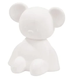 Nattou Natlampe - Silikone - LED - Mus - 12x14x15 cm - Hvid