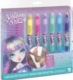 Nebulous Stars Hårkridt - 6-pak - Glitter