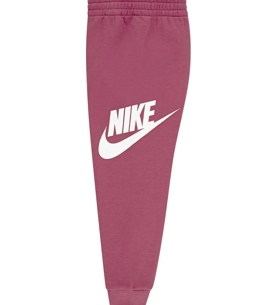 Nike Sweatsæt - Club - Sweet Beet