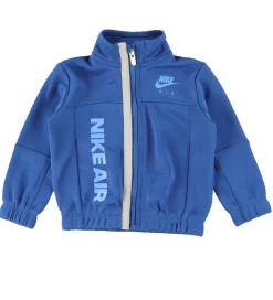 Nike Træningssæt- Cardigan/Bukser - Air - Marina Blue