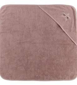 Nørgaard Madsens Babyhåndklæde - 75x75 cm - Rosa m. Stjerne