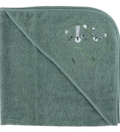 Nørgaard Madsens Badeslag - 100x100 cm - Grøn m. Løver