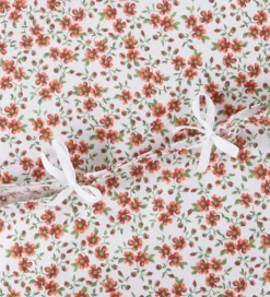 Nørgaard Madsens Sengetøj - Junior - Hvid m. Røde Blomster