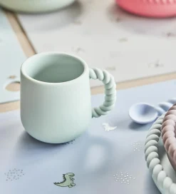 OYOY Dækkeserviet - Silikone - Theo Dino - Pale Blue