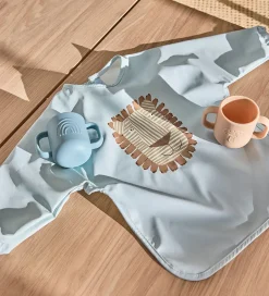 OYOY Forklæde - Lobo Lion - Ice Blue
