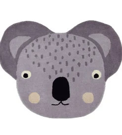 OYOY Gulvtæppe - 85x100 cm - Koala - Grå
