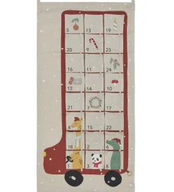 OYOY Julekalender - Bus - Clay/Rød