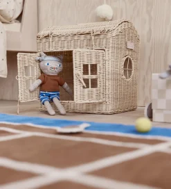 OYOY Opbevaringskurv - House - 33x25x34 cm - Nature