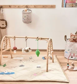 OYOY Opbevaringskurve - 2-pak - Deer & Duck - Small - Beige