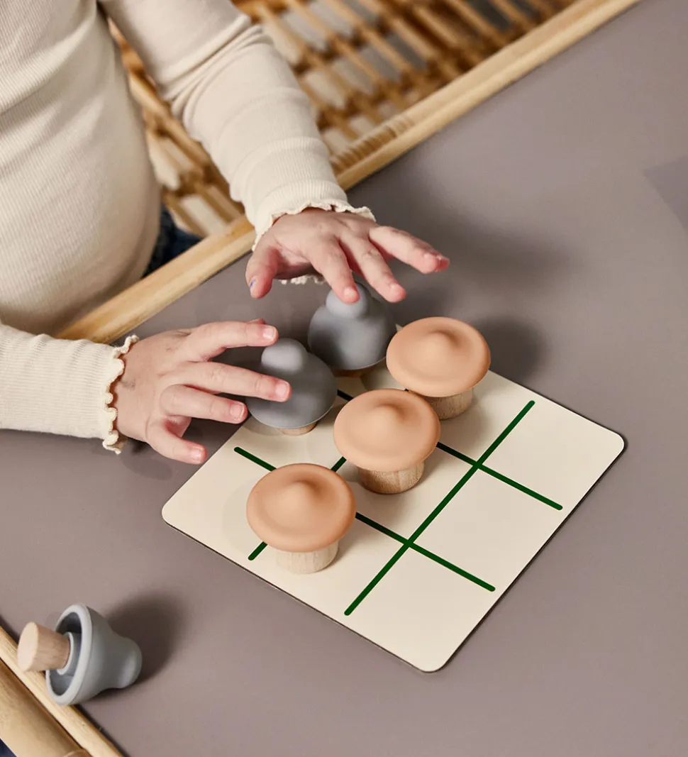 OYOY Spil - Mushroom TicTacToe - Træ/Multi