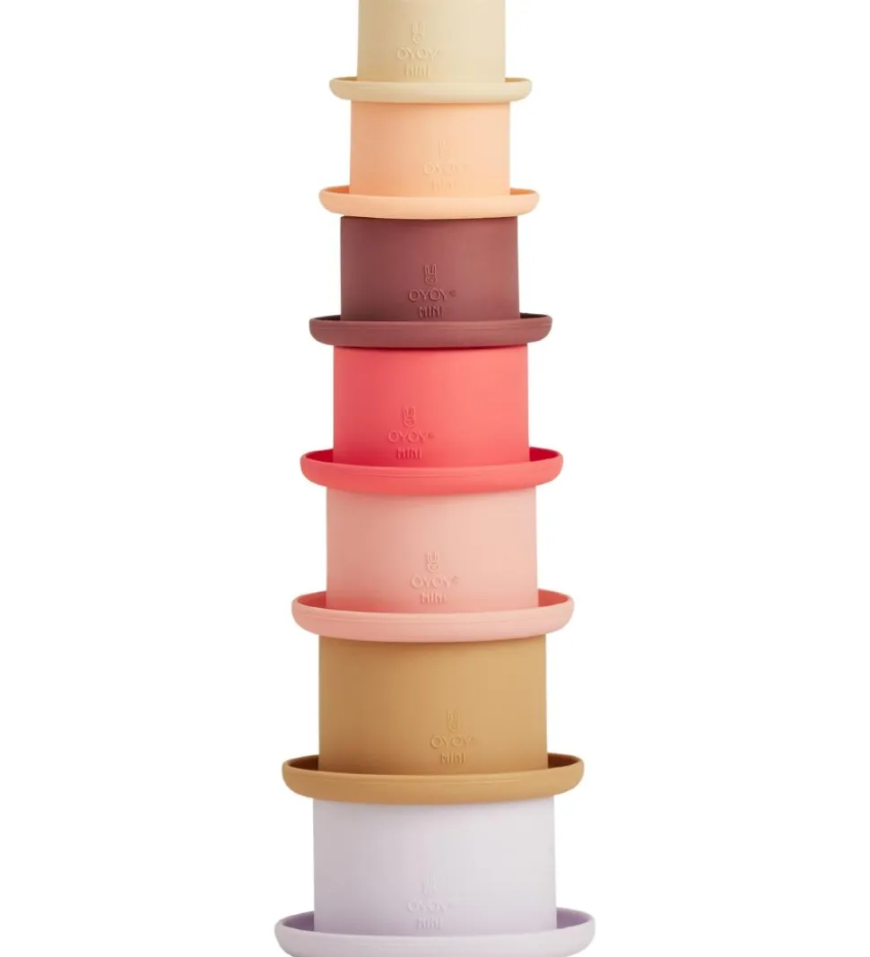 OYOY Stablekopper - Tawa Silikone - Cherry Red/Vanilla