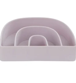 OYOY Tallerken & Skål - Silikone - Rainbow - Lavender/Caramel