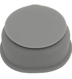 Petit Monkey Skål m. Sugekop - Silikone - Bear - Pewter Green