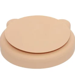 Petit Monkey Tallerken m. Sugekop - Silikone - Bear - Honey