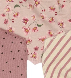 Petit Piao Savlesmække - Rib - Modal - 3-pak - Autumn Anemone