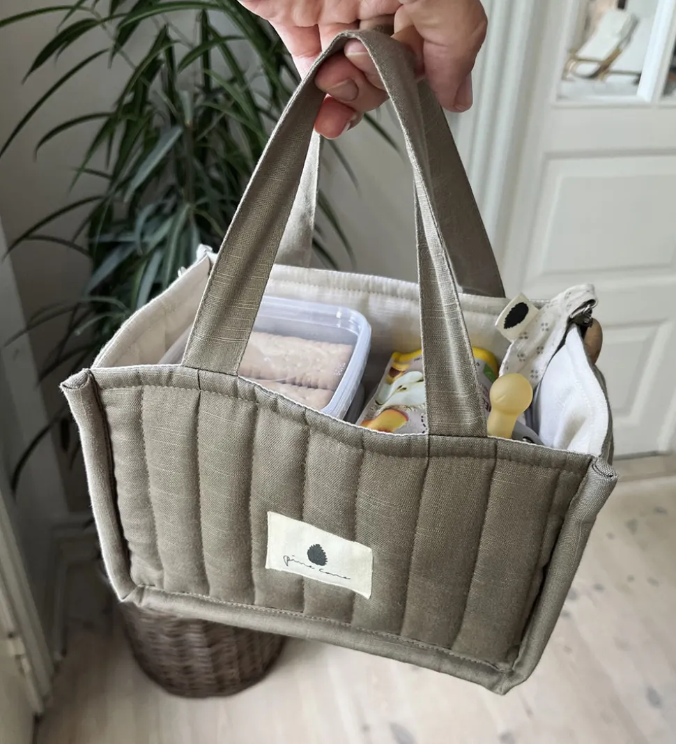 Pine Cone Opbevaringkurv - Herman - 20x12x13 cm - Mushroom