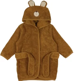 Pippi Baby Badekåbe - Almond m. Bjørn