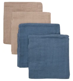 Pippi Stofbleer - 4 pak - 65x65 cm - China Blue/Beige