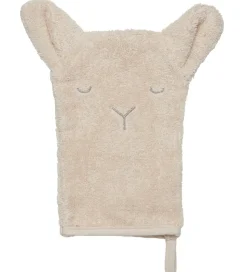 Pippi Vaskehandske - 14x21 cm - Sandshell m. Bjørn