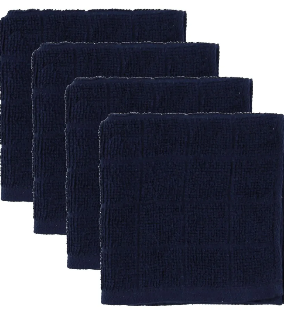 Pippi Vaskeklude - 4-pak - Mørk Navy