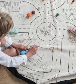 Play&Go Legetøjstæppe - Ø140 cm - Playvillle