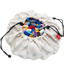 Play&Go Legetøjstæppe - Ø: 40cm - Mini Rainbows