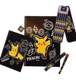 Pokémon Farvesæt - Bumper Pack - Sort m. Pikachu