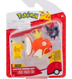 Pokémon Figurer - Battle Figure - Pikachu/Magikarp/Zorua