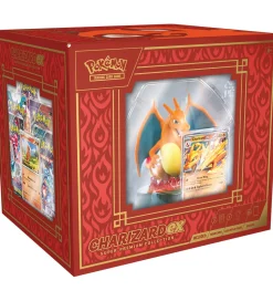 Pokémon Samlekort m. Figur - Super Premium Box - Charizard Ex