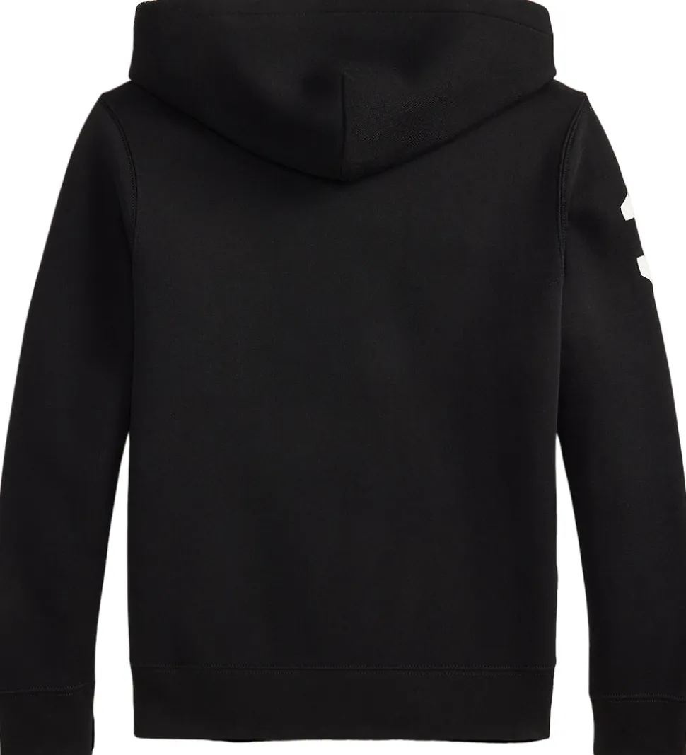 Polo Ralph Lauren Hættetrøje - Sort m. Hvid