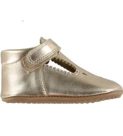 Pom Pom Ballerina hjemmesko - T-bar - Dusry Gold