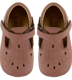 Pom Pom Ballerina Hjemmesko - T-Bar - Nostalgic Rose