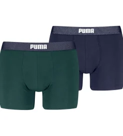 Puma Boxershorts - 2-pak - Grøn/Navy