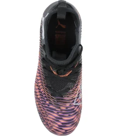 Puma Fodboldstøvler - Future 8 Match FG/AG Jr - Sort/Hvid/Glowin