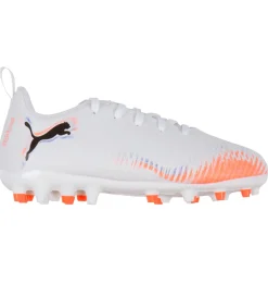 Puma Fodboldstøvler - Future 8 Play MG Jr - Hvid/Puma Sort/Glowi