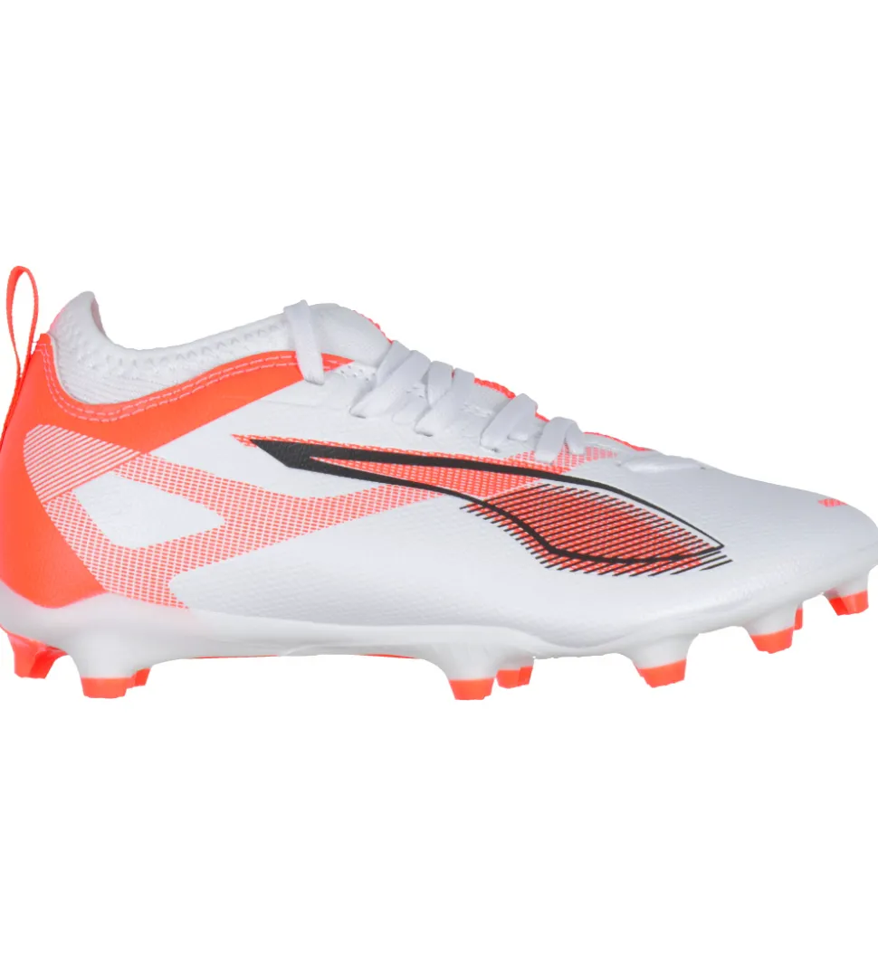 Puma Fodboldstøvler - Ultra 5 Match FG/AG Jr - Hvid/Sort/Glowing